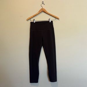 Black Lululemon Align High-Rise Pant 28" size 6
